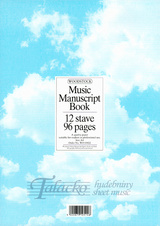 Music Manuscript Book - 12 stave, 96 pages